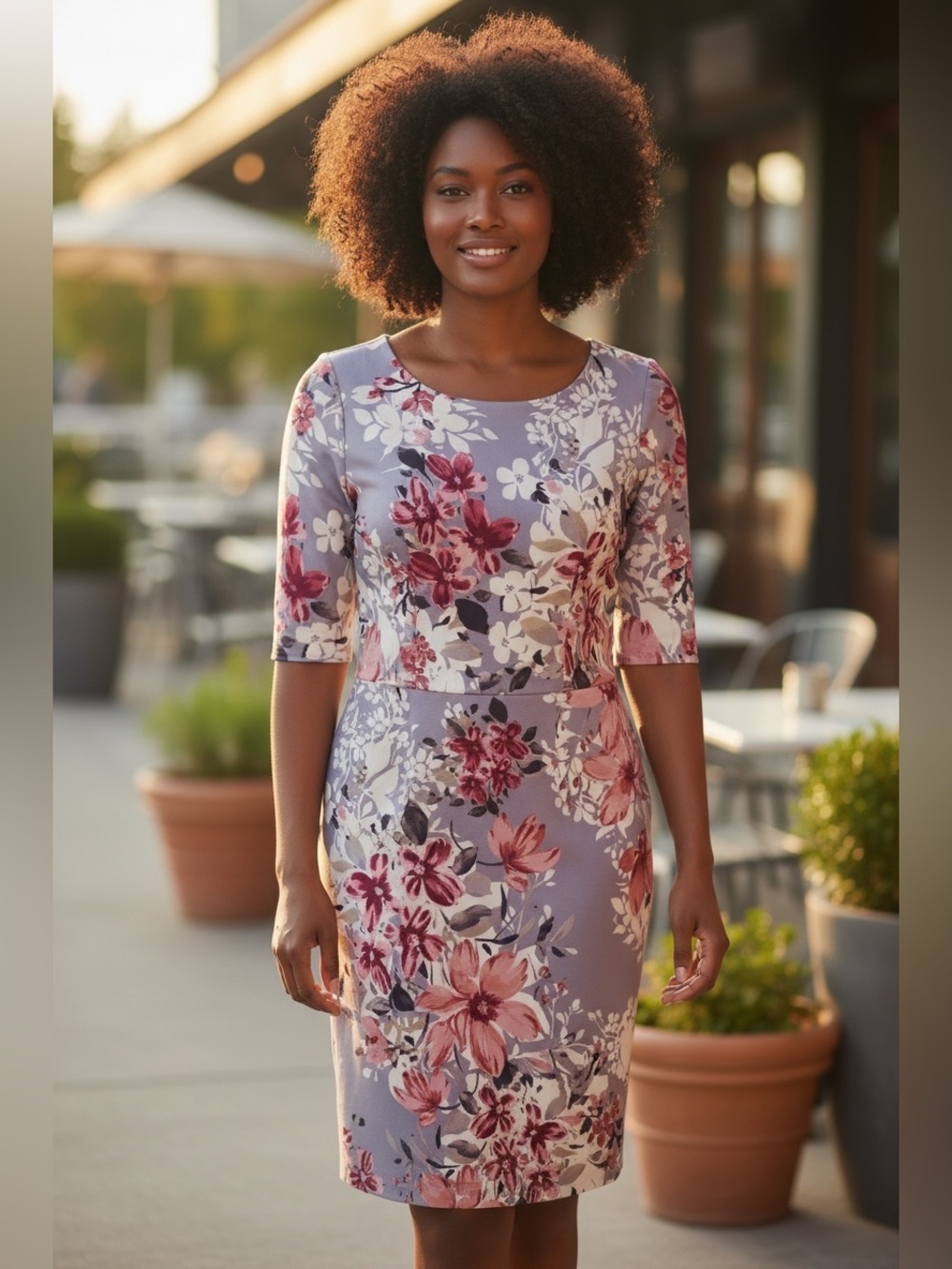 Chetta B Dress Size 4 Lavander